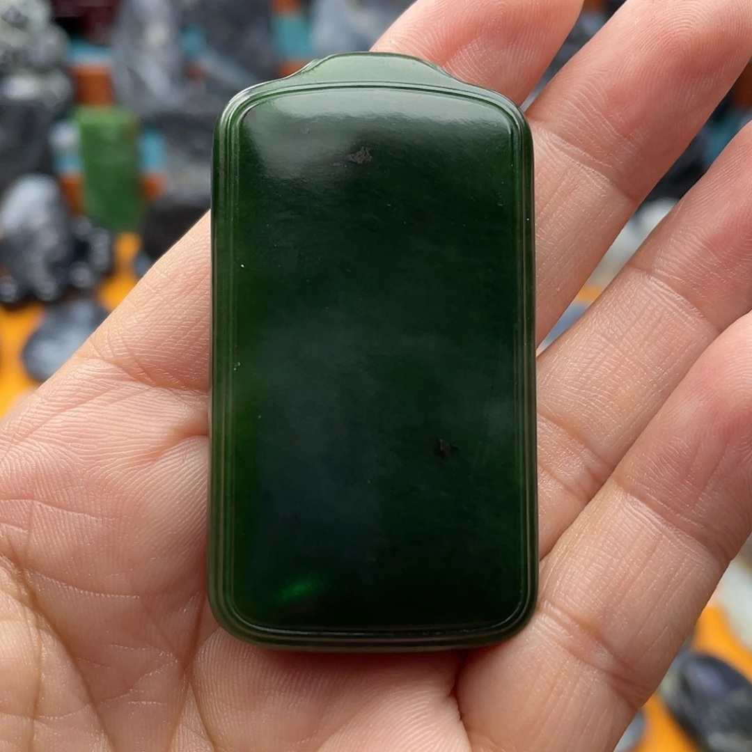 弘****和田玉未镶嵌挂件