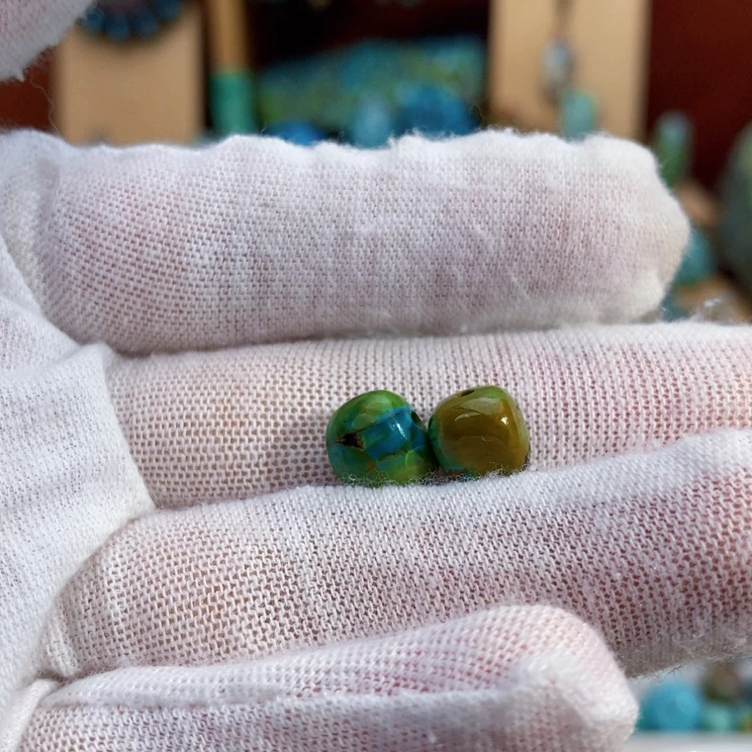 定制绿松石玉华糖豆