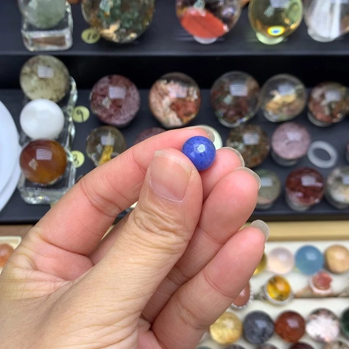 水晶手链未镶嵌?**多兔毛团团打孔不退不换