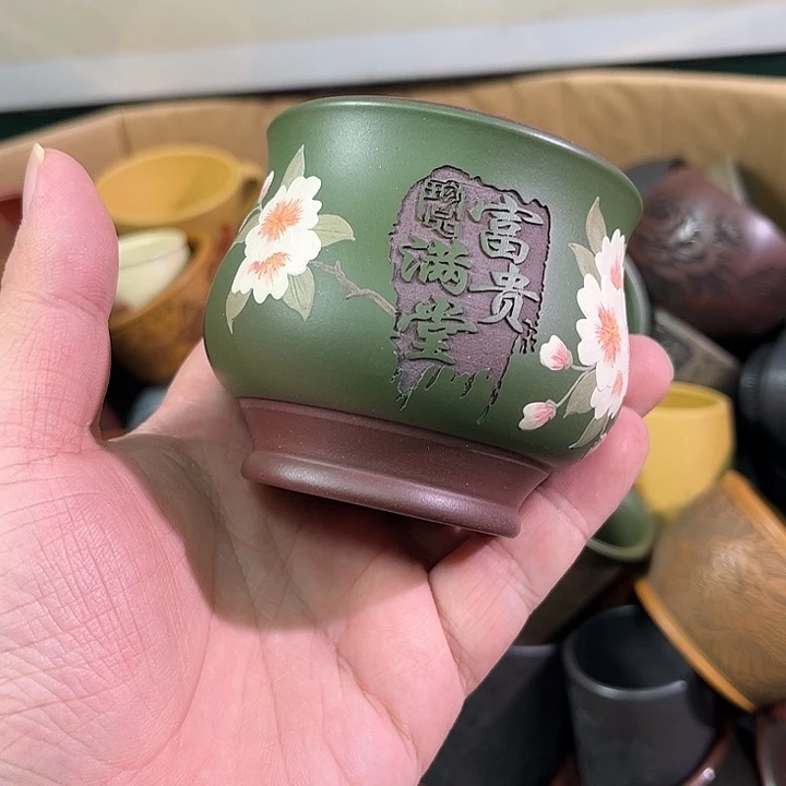 茶杯紫砂全手工紫砂主人杯