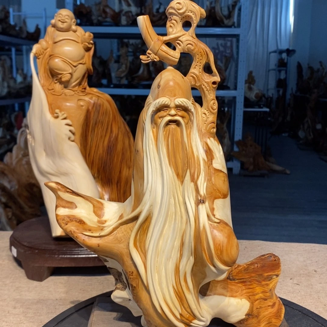 柏木（崖柏）崖柏木雕刻