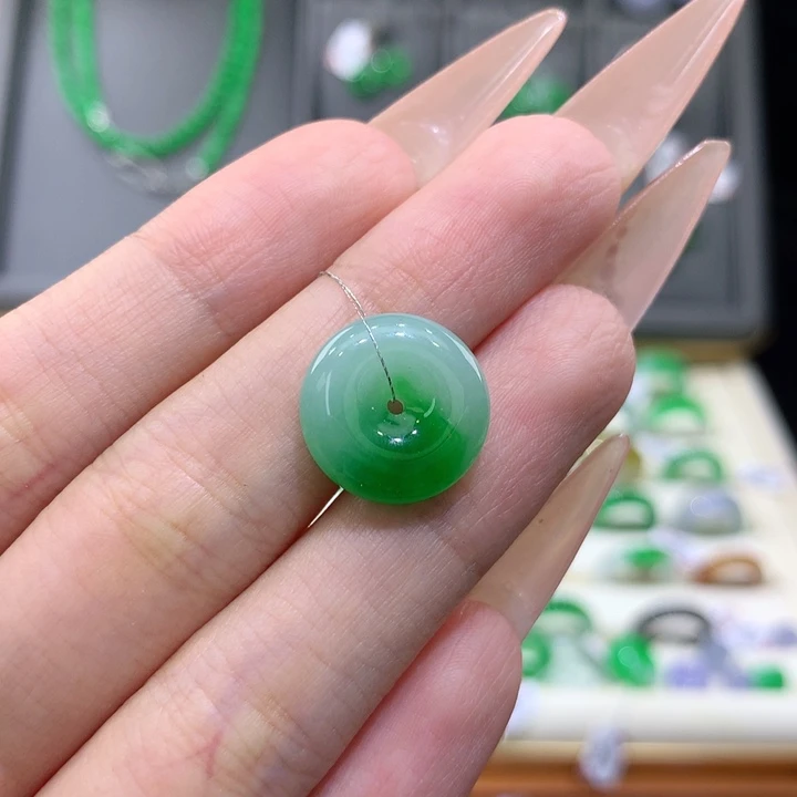 未镶嵌戒指翡翠平安扣