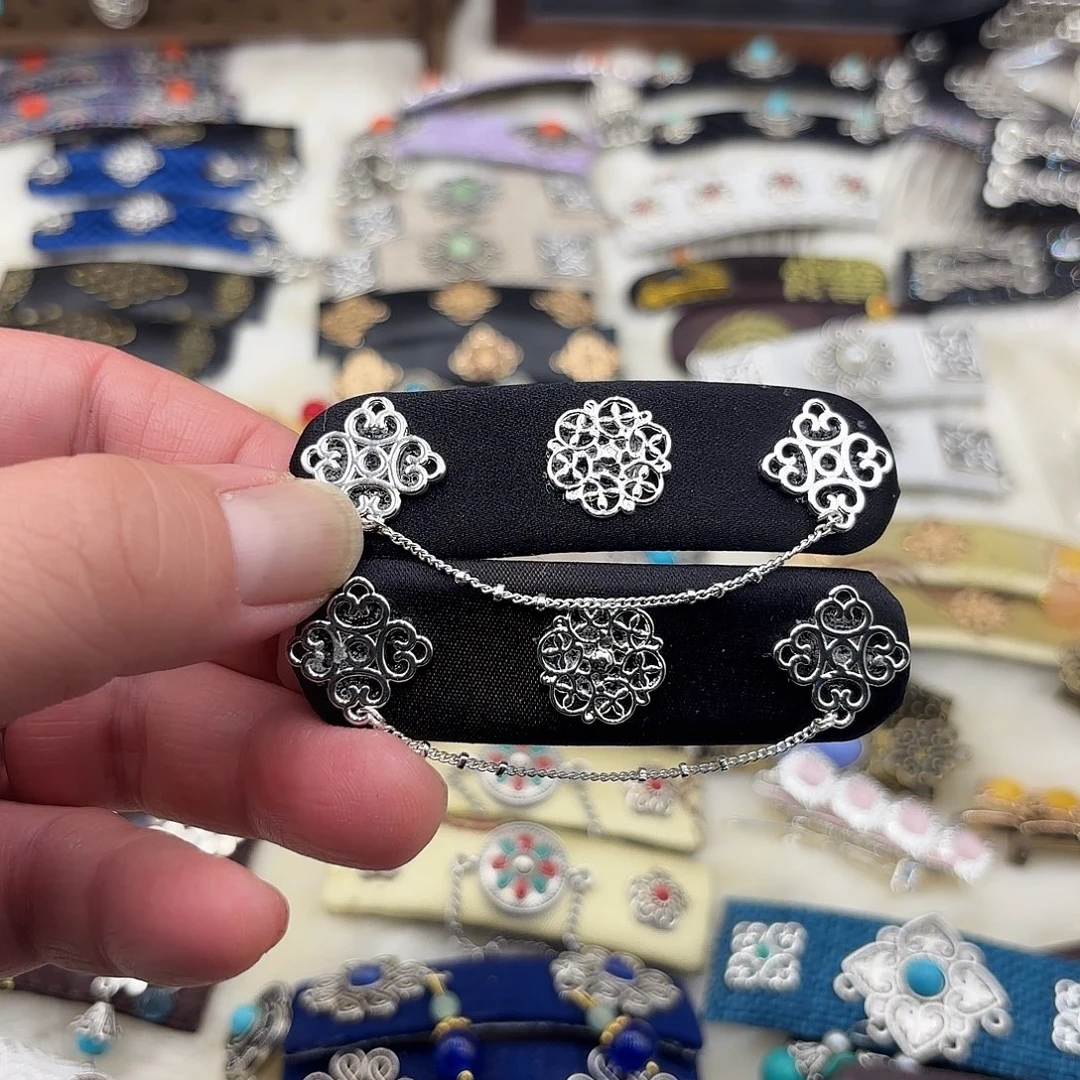 蒙古元素发卡一对9