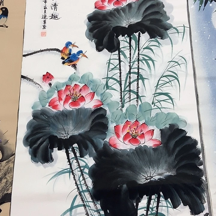 小周画廊的直播间
