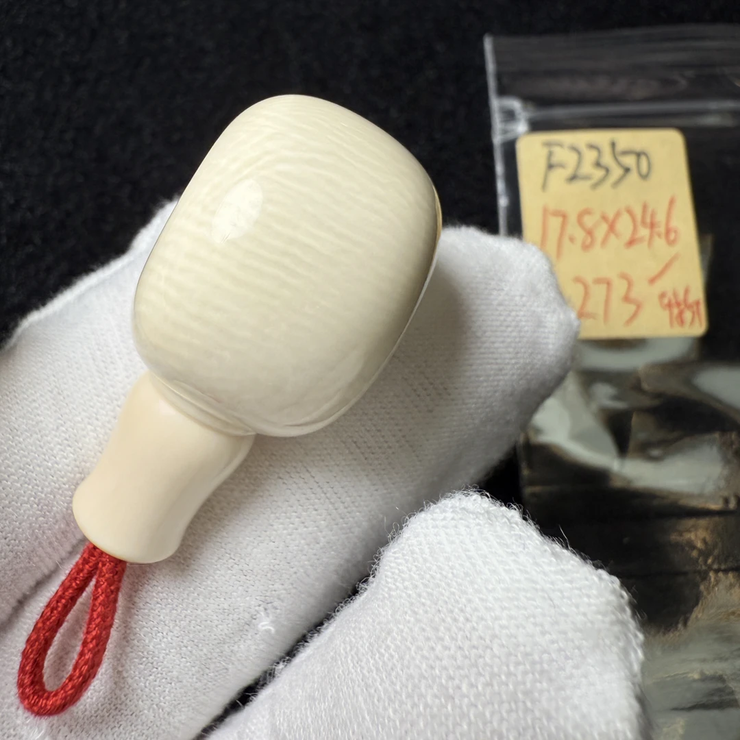 F2350猛犸象牙藏式分体三通桶珠分体17.8*24.6冰料果冻料