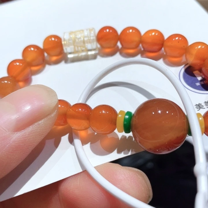 玛瑙/玉髓未镶嵌手链