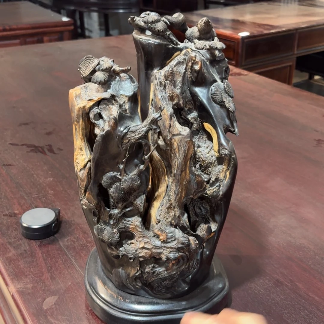 紫檀木类端景台檀香紫檀