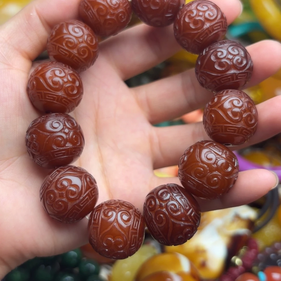 未镶嵌琥珀手串蜜蜡