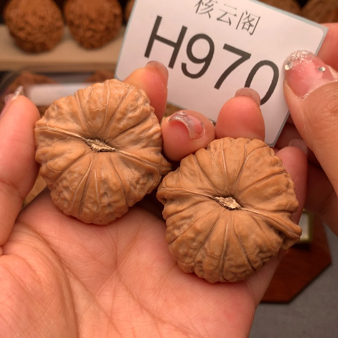 文玩核桃把件43全品南瓜墩