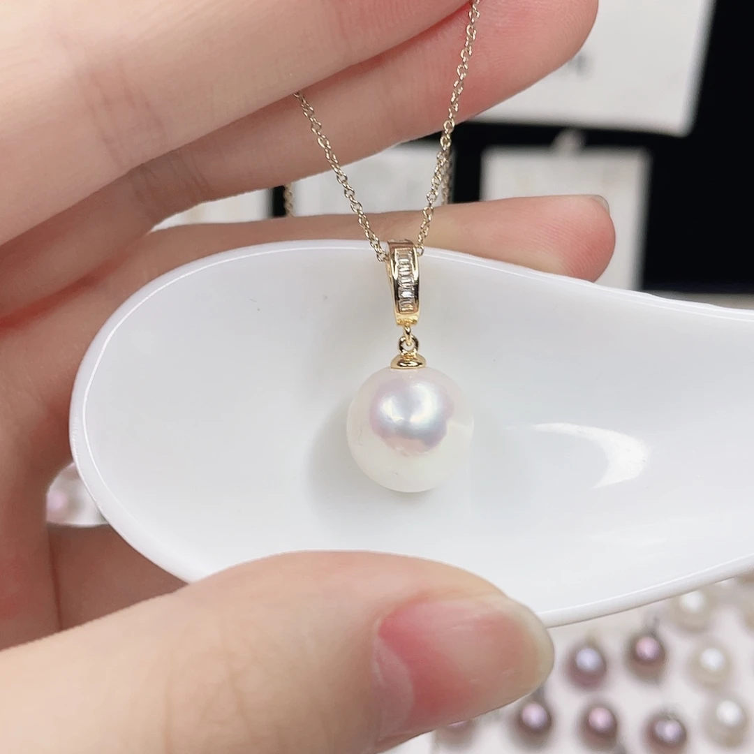淡水珍珠吊坠(赠链)合金