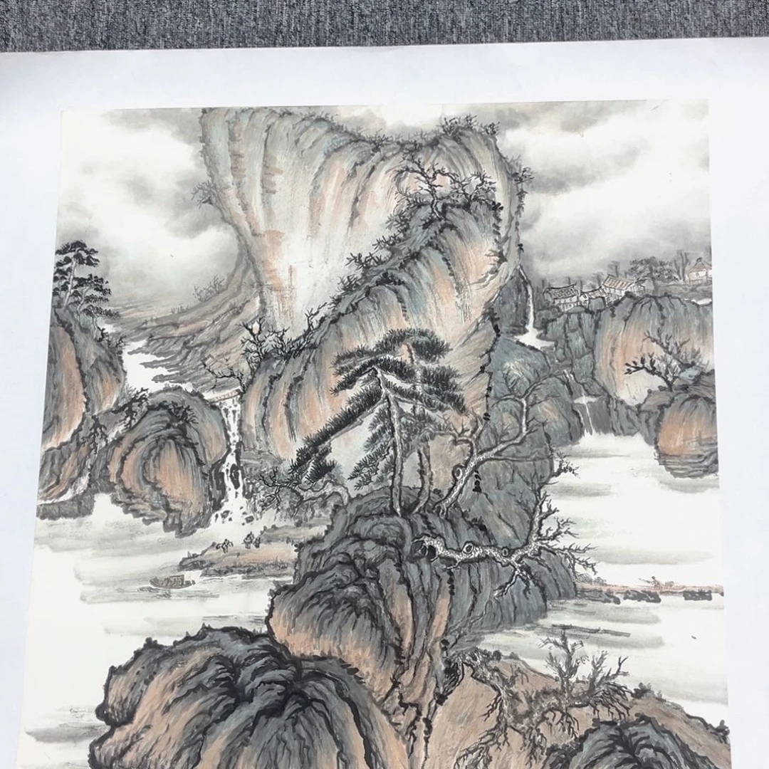 国画绘画作品多次参加全国