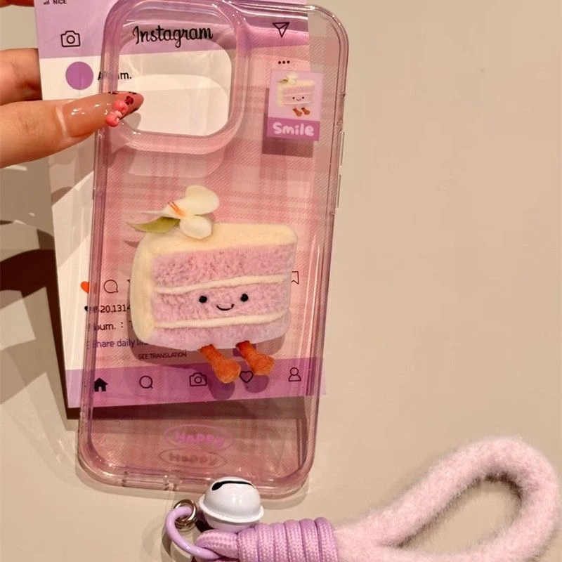 芋泥蛋糕适用苹果16/15手机壳iphone13pro12女14小米oppo华为vivo