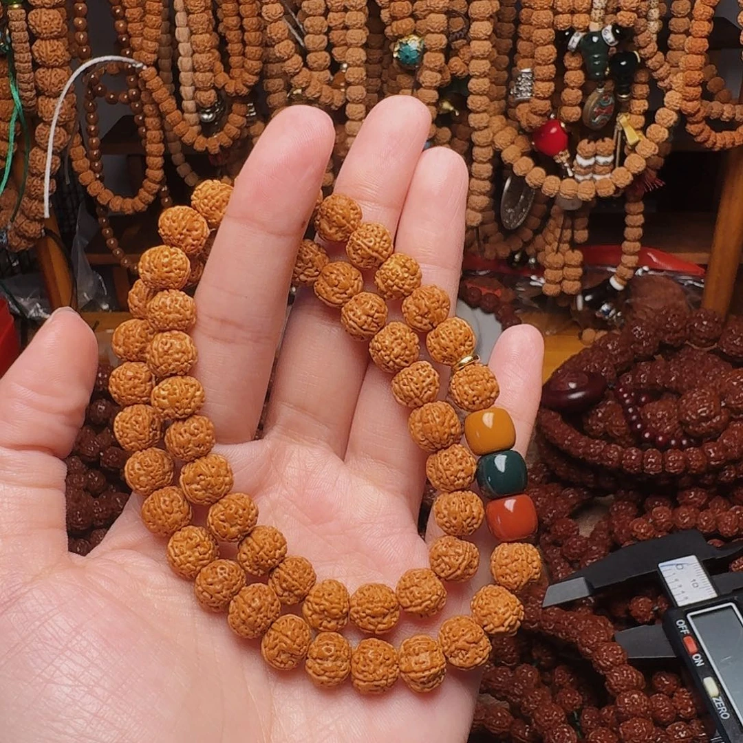 阿***板吊坠金刚菩提8双圈原皮