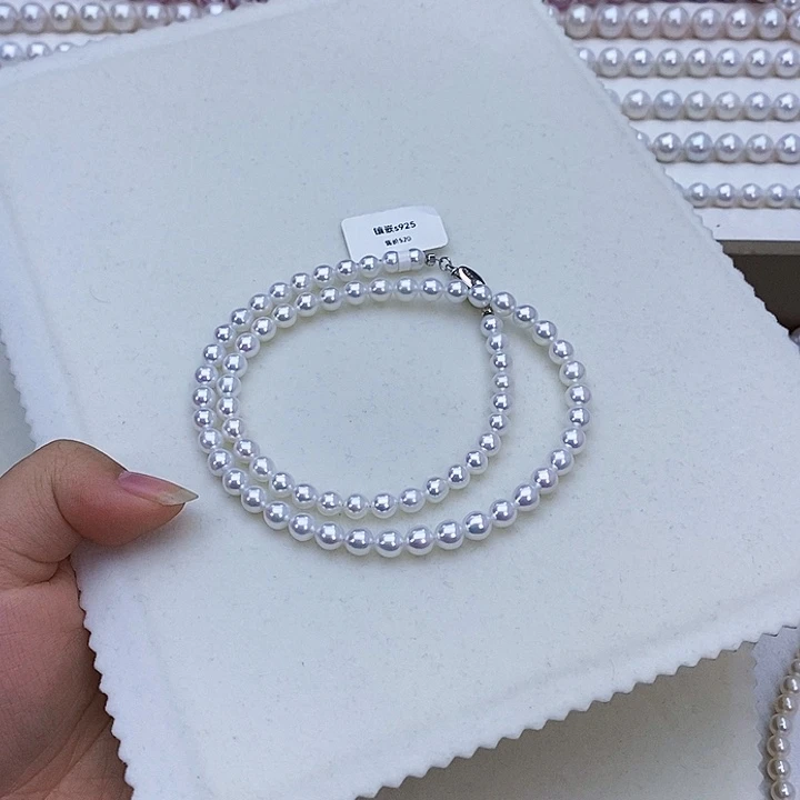 猫***三未镶嵌淡水珍珠颈饰珍珠项链