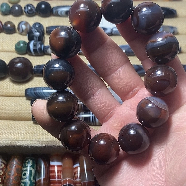 玛瑙/玉髓合金颈饰