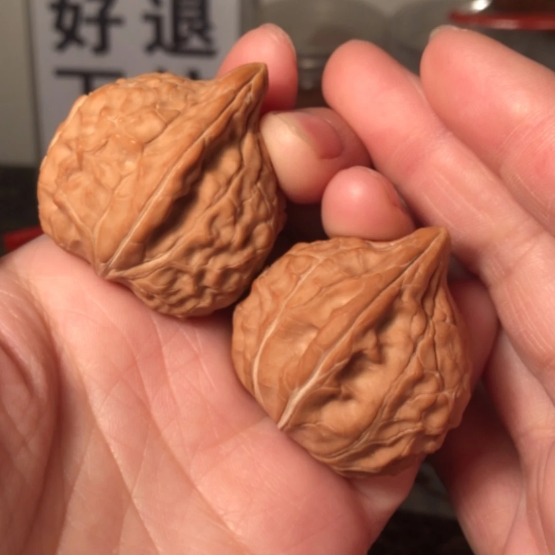 【闪购商品】文玩核桃把件龟甲纹33