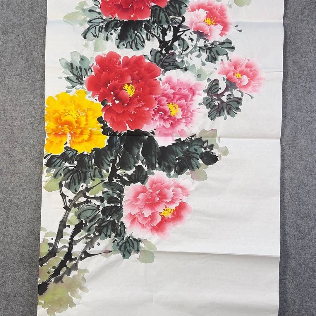 国画384 牡丹花等经济植物资源和