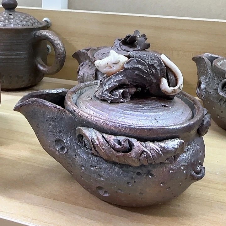 粗砂茶壶墨*柴烧福利新品多多