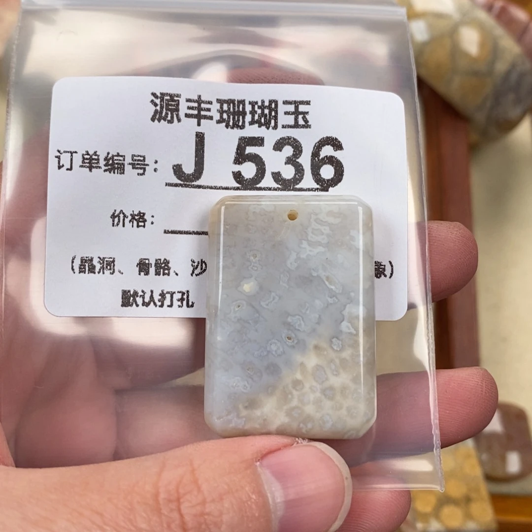 硅化玉颈饰未镶嵌芊*