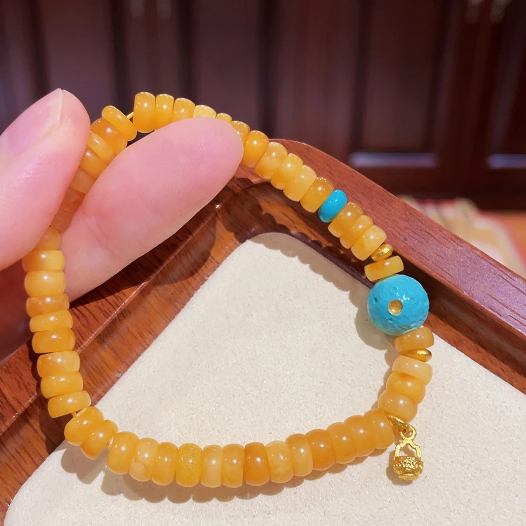 蜜蜡手链未镶嵌手串