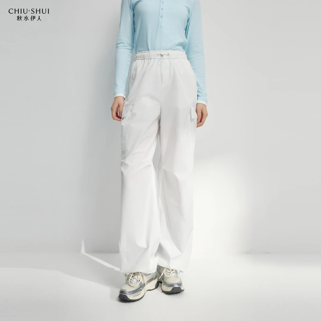 【丽公主】秋水伊人气质裤子春季户外机能风裤625102B080381