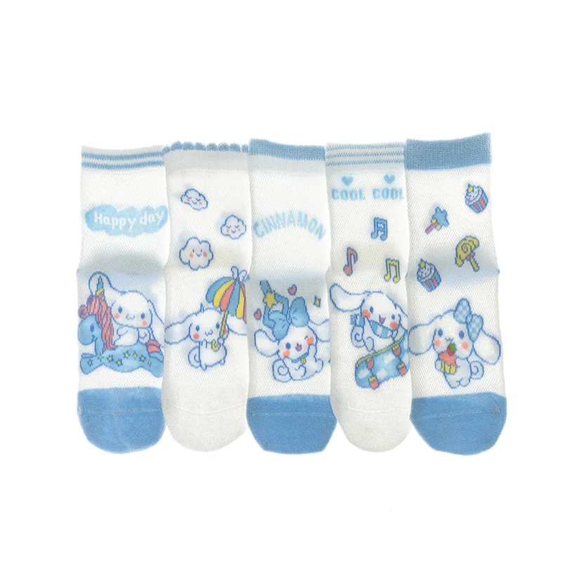 【2025上新】女童公主袜子春夏儿童花边网眼卡通舒适ins棉袜小清新