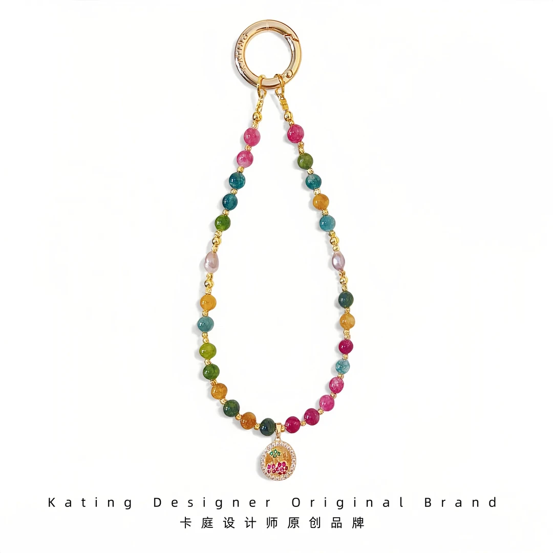 卡庭2025夏季新款中式国风防丢手机挂链绳高级感网红包斜挎钥匙扣