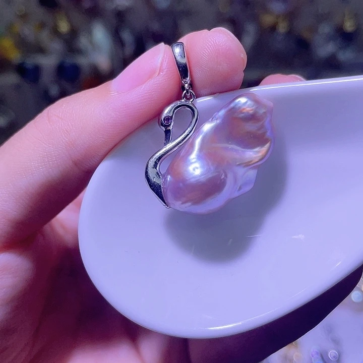 淡水珍珠合金颈饰29