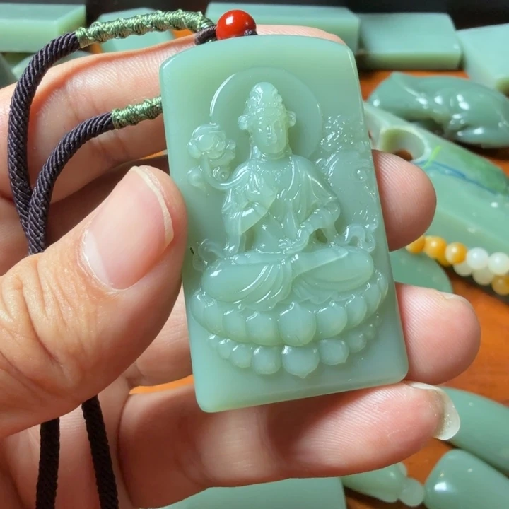 和田玉（碧玉）吊坠未镶嵌