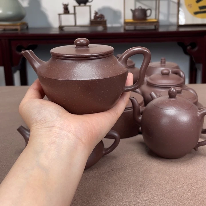 茶壶底槽青镜瓦200毫升