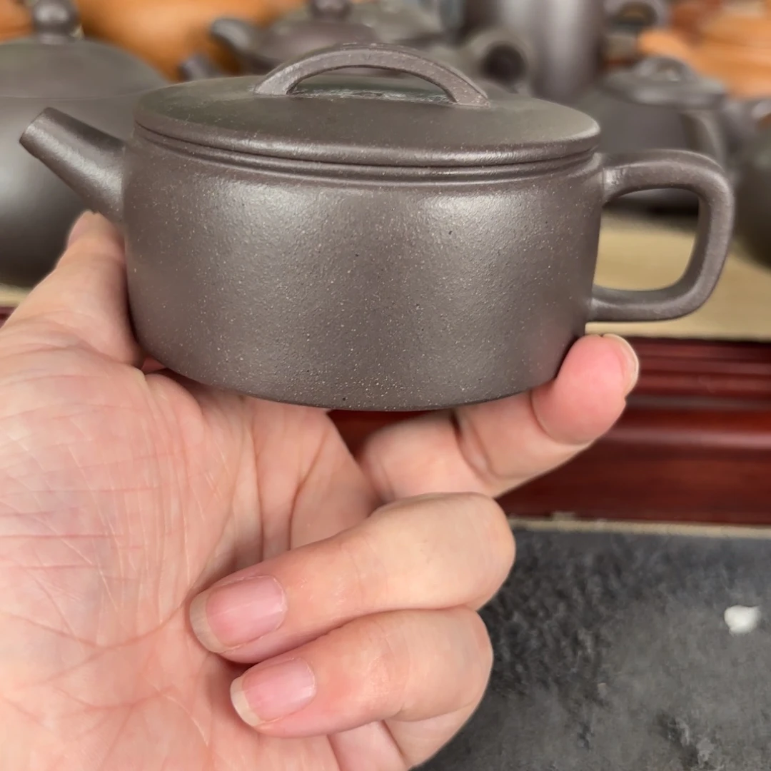 紫砂茶壶青灰紫微瑕汉瓦150