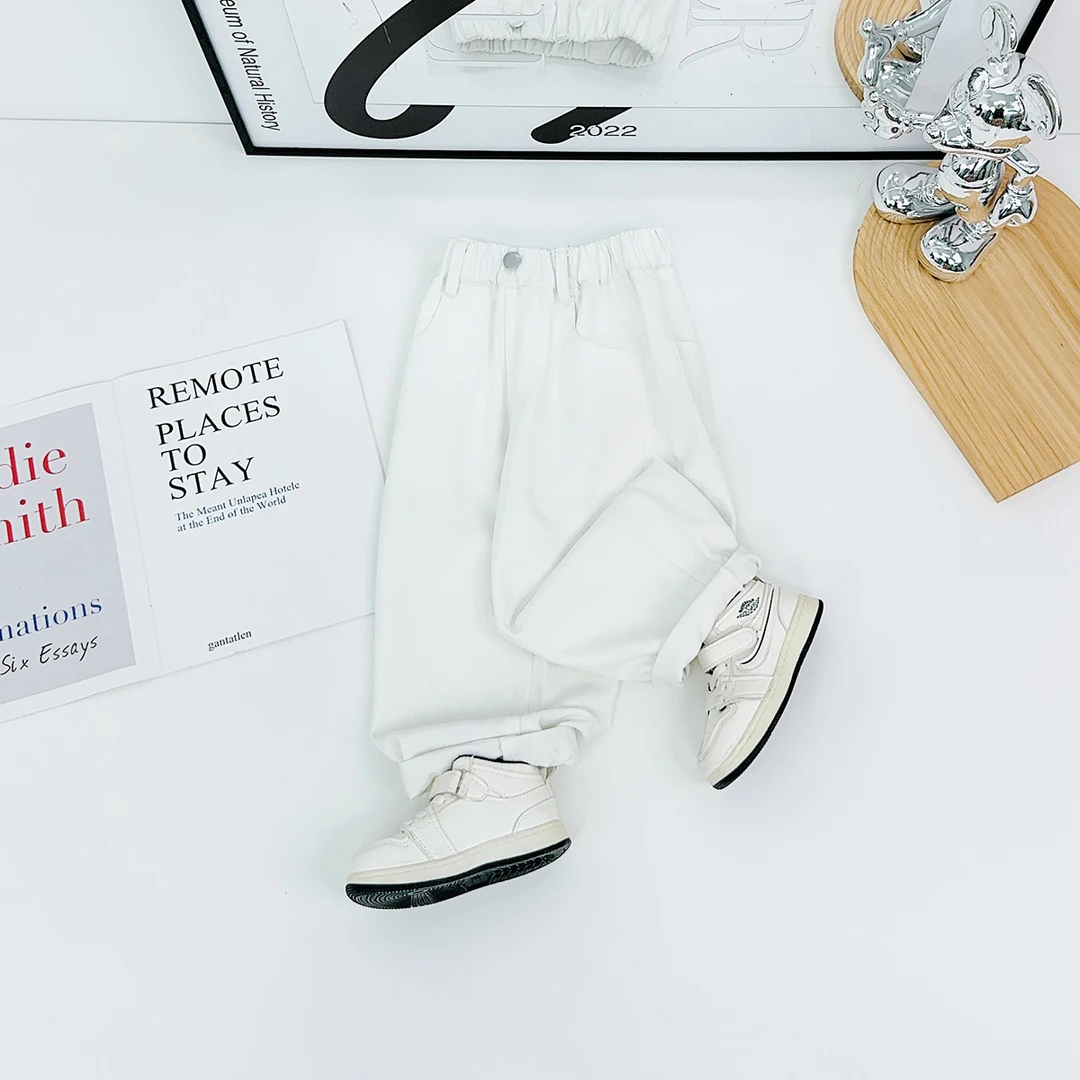 男童裤子秋季中大儿童牛仔裤2025新款洋气潮 FB25338悠悠童话童装