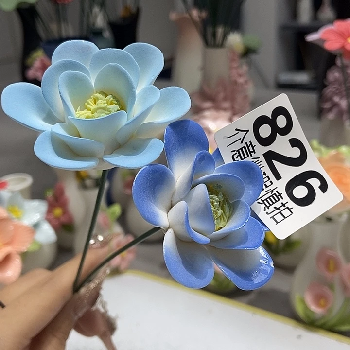 陶瓷纯手工捏花设计