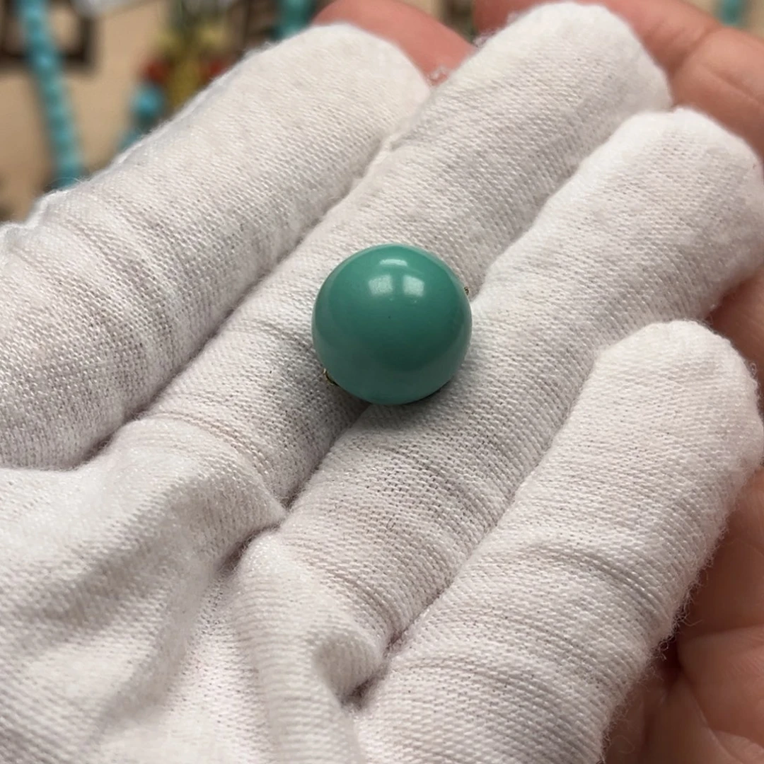 绿松石圆珠未镶嵌