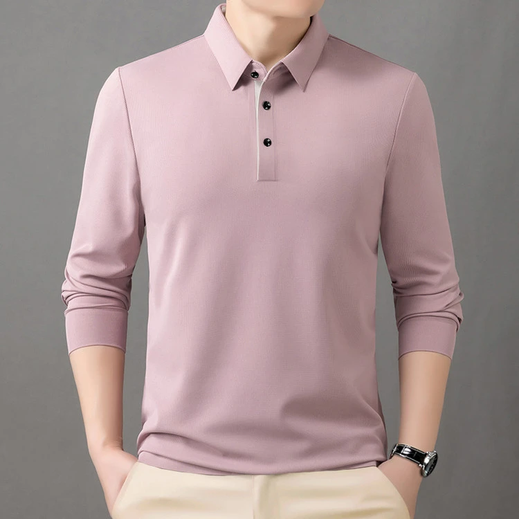 上衣休闲翻领polo男士夏季宽松百搭潮流时尚薄款新款轻奢痞帅男装