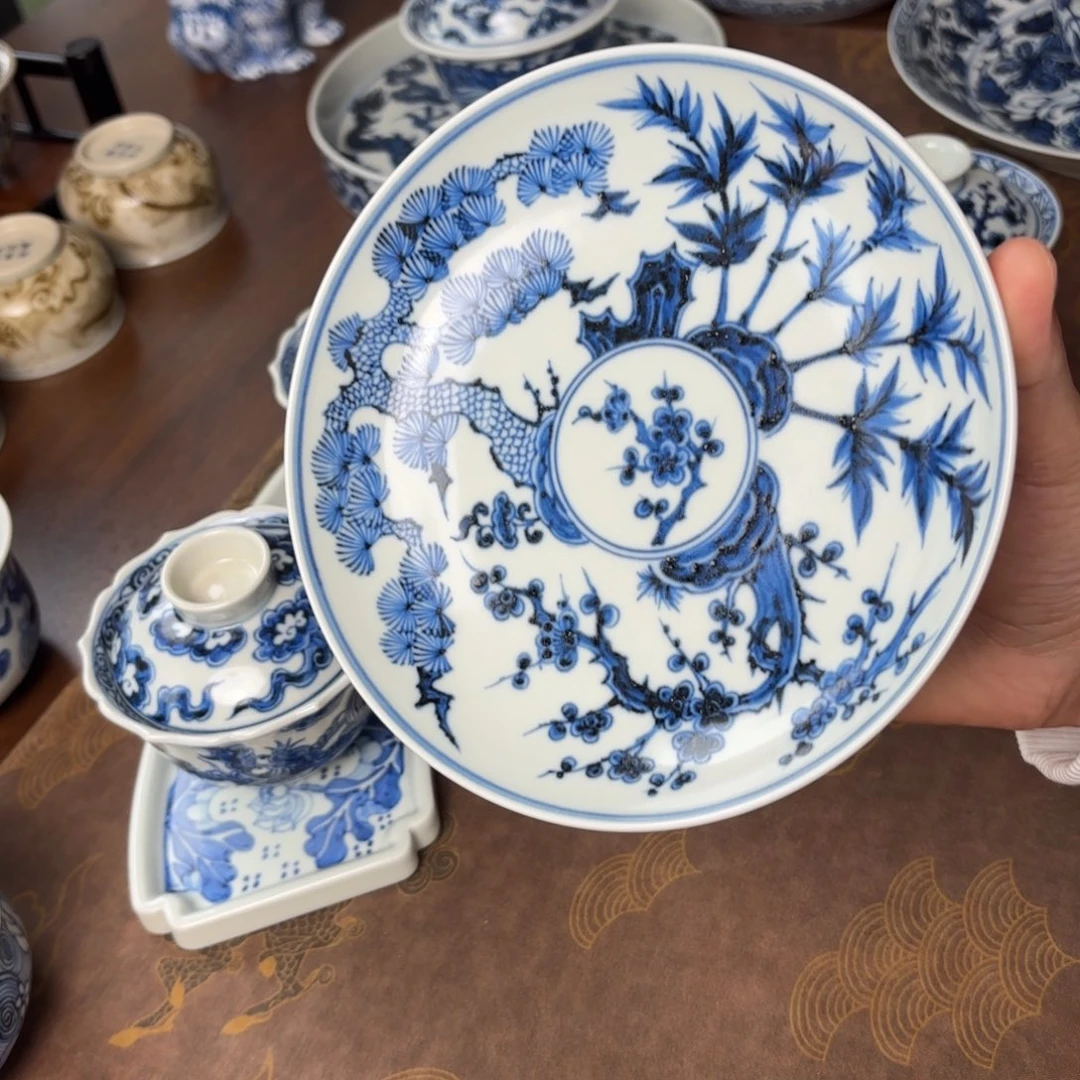 摆件景德镇手绘茶器