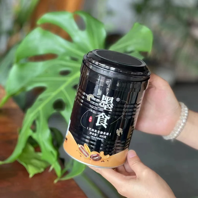 慢沏墨食【芝麻黑豆腰果羹】孕妇学生中老年营养早餐代冲饮粉 500g