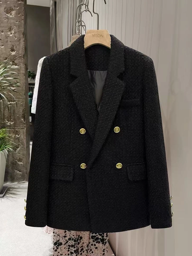 【静姐宠粉】西装小香风外套大衣女新款气质新年战袍百搭女式5181