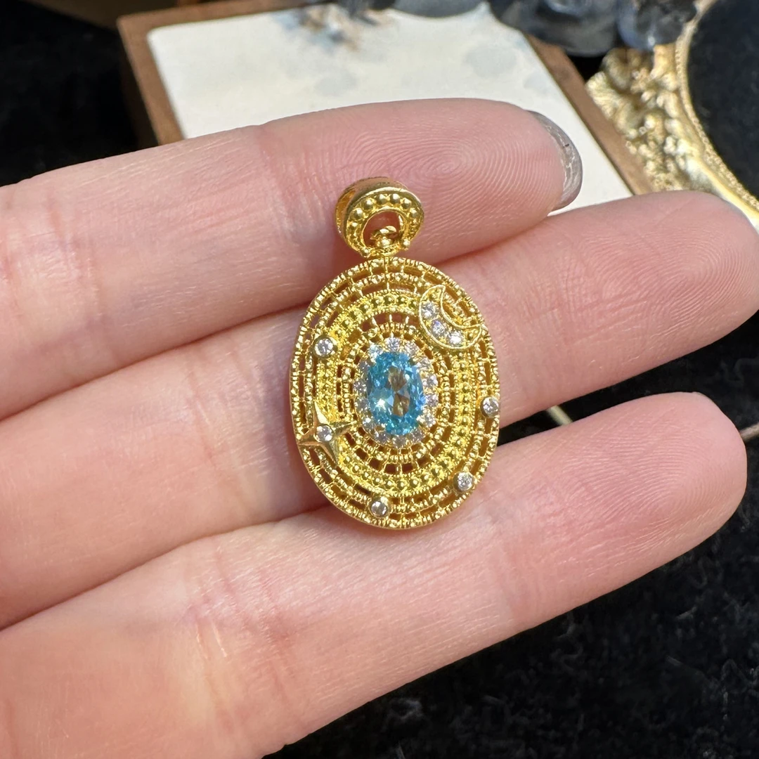 足金999 黄金5G工艺 吊坠