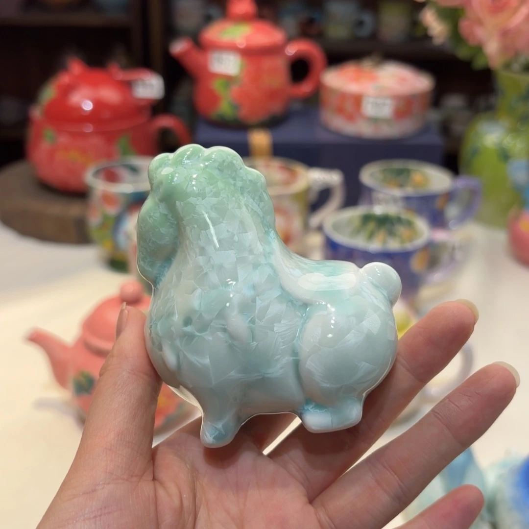 景德镇手绘高温釉下彩陶瓷茶具