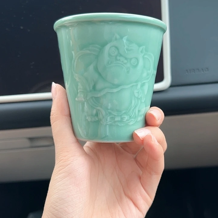 龙泉云间青瓷小米茶器