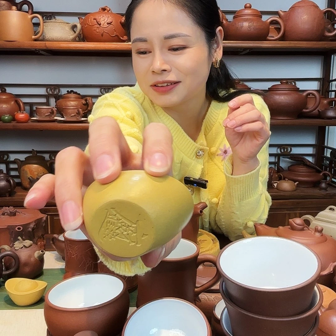 茶杯紫砂金元宝紫砂
