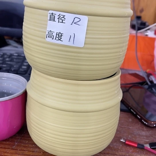 多肉绿植陶瓷花盆9.9包邮，有孔