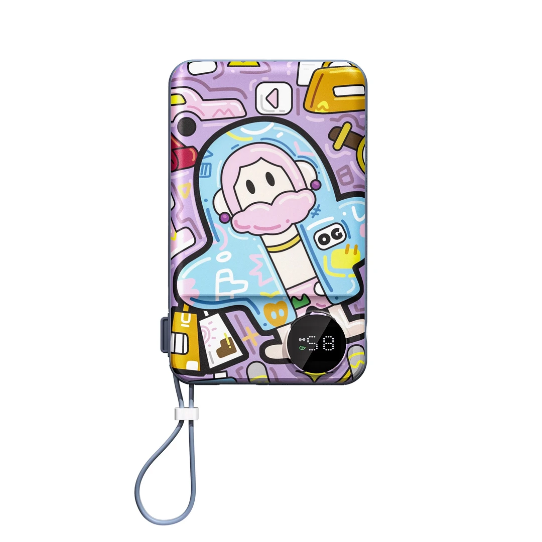 二合一充电宝 能充手机充手表带线适用于苹果16-12系列磁吸手机