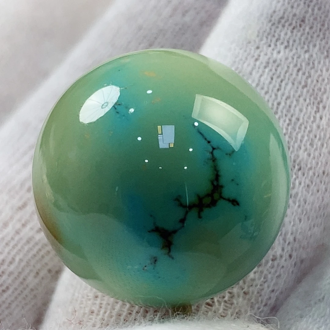 绿松石配饰银S925镶嵌