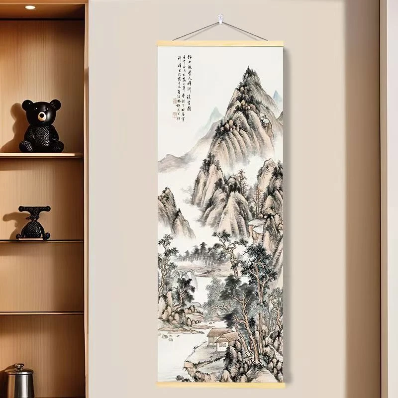 中式水墨风山水挂画多种款式可选适合室内多种场景装饰