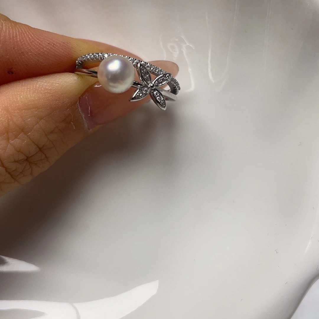 海水珍珠颈饰银S925镶嵌