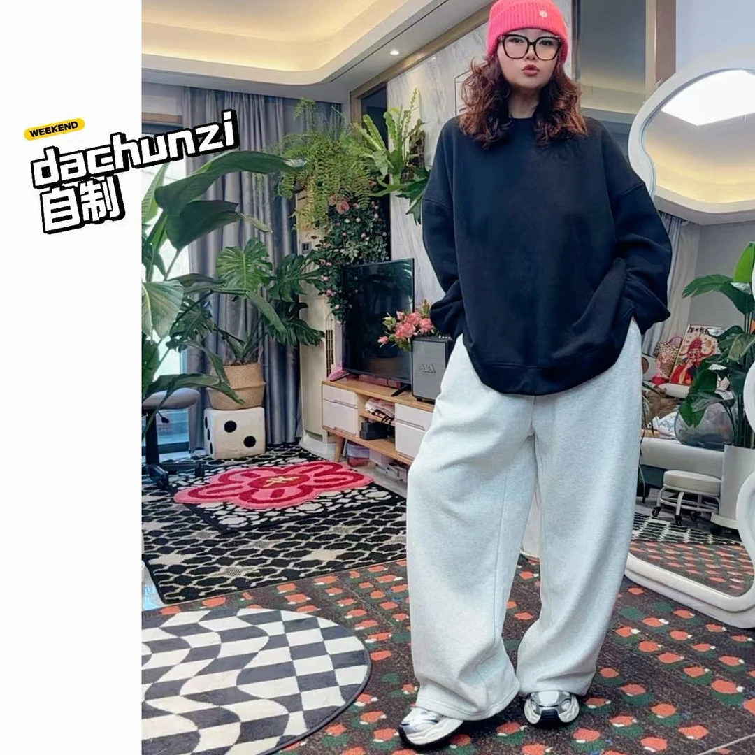 【大春子宠粉】737时尚洋气遮肉显瘦夏季新款面料弯刀裤