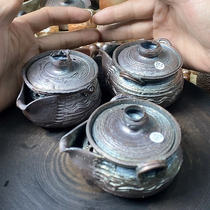 杯随**愿手工粗陶、柴烧茶器