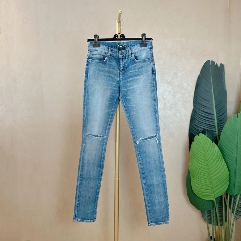 95新 YSL/圣罗兰 牛仔裤/2850500013004